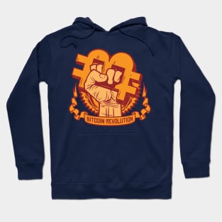 Bitcoin Revolution Funny Crypto Merch Hoodie